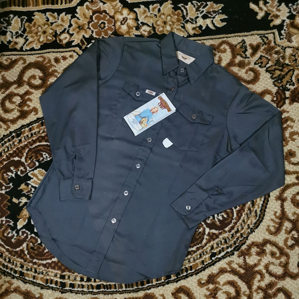Deadstock Vintage 1970s GWG Work Wear Button Up Shirt Western 70s Union Made